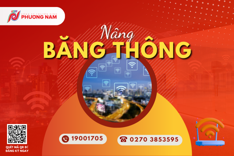 Truyền hình Phương Nam miễn phí nâng băng thông dịch vụ Internet cáp quang